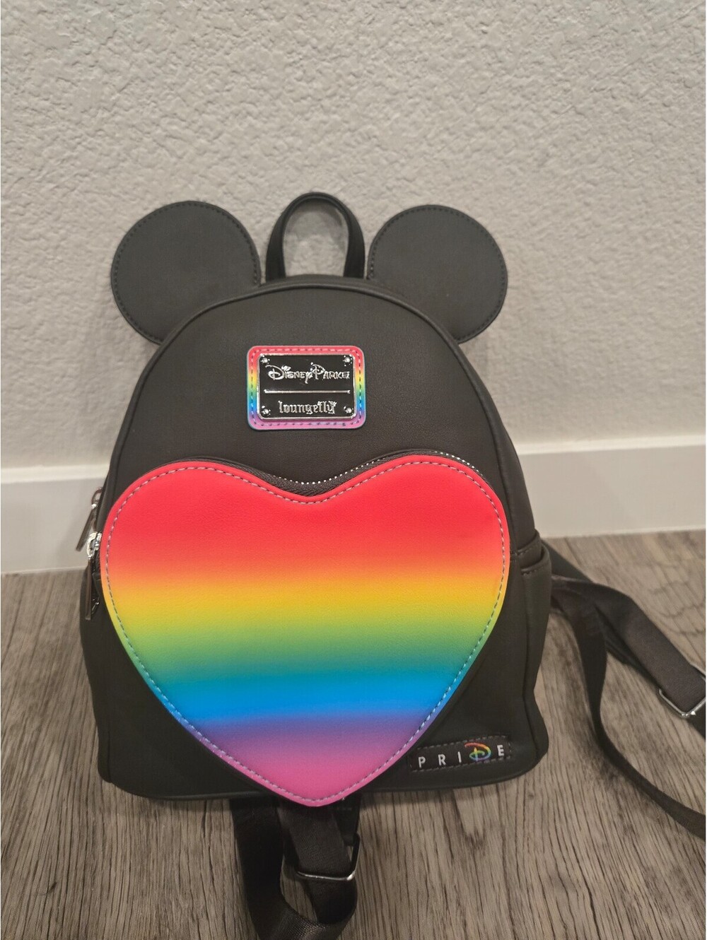 Disney Parks Pride Rainbow Heart Mini Backpack